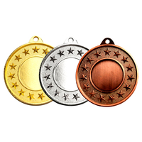 Vente en gros pas cher Design personnalisé 2D or argent cuivre plaqué sublimation cadeau prix d'honneur en alliage de zinc métal sport médaille vierge