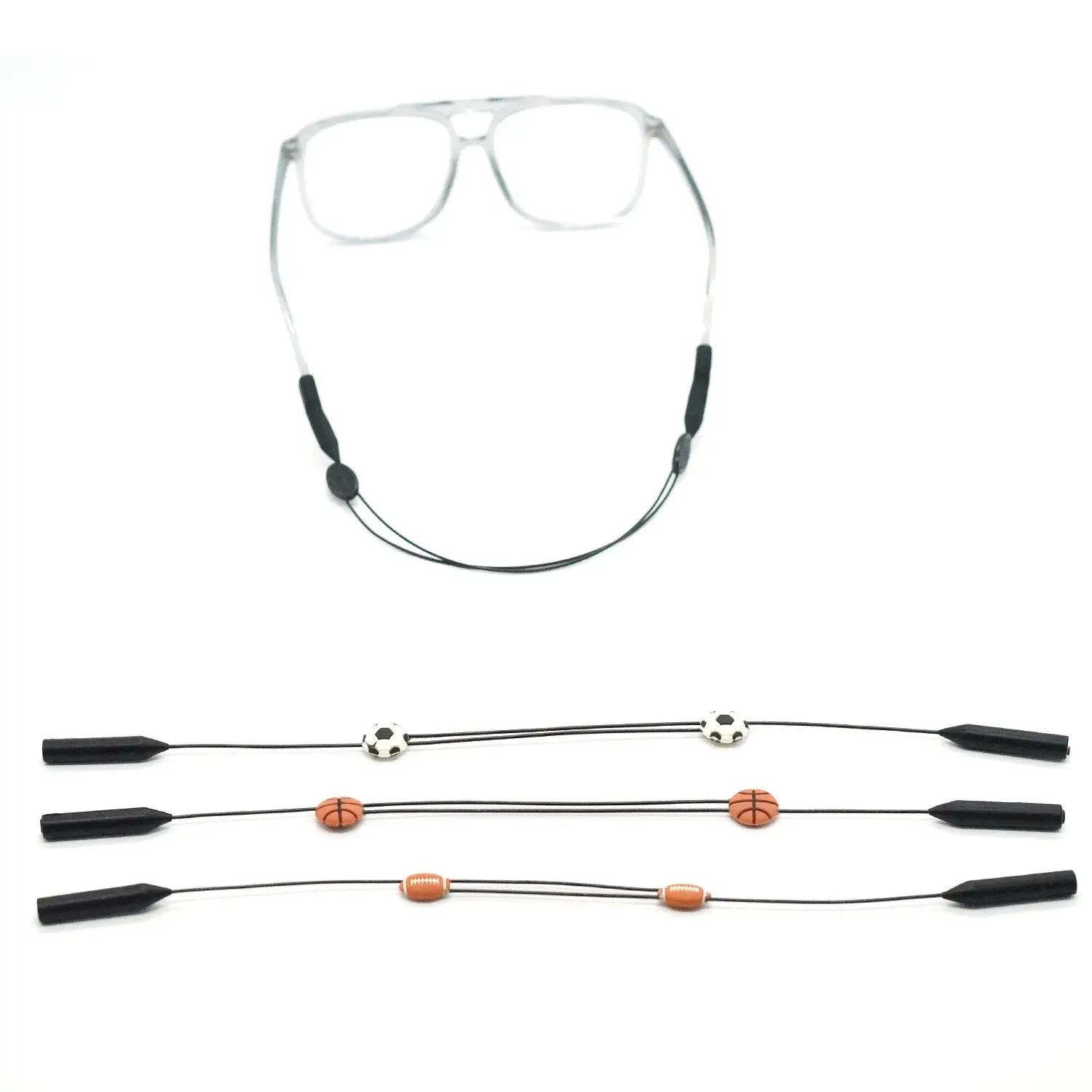Sports glasses rope glasses lanyard non-slip fixed glasses belt chain children non-slip rope