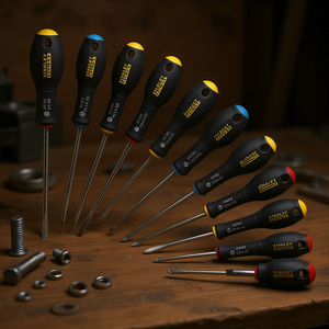 Juego de Destornilladores Stanley Fatmax de 12 Piezas, Herramientas de Precisión Profesionales para Uso Doméstico e Industrial - Product Image 3