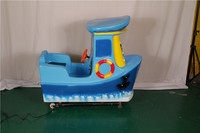 Jeux d'arcade vidéo en bateau à pièces, parc d'attractions, enfants, conduite, Machine à balançoire, voiture, pièces de monnaie, collection