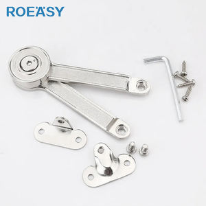 ROEASY Zinc Alloy Hydraulic Lid Stay <strong>Hinge</strong> Cabinet <strong>Flap</strong> Free Stay Metal Arm Lid Stay for Furniture Hardware Cabinet Kitchen - Product Image 4