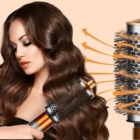Accessoire de brosse ronde améliorée pour Dysons Air Wrap Jumbo Bigger Oval Round Volumizing Brush for Dysons Airwraps Accessories