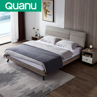 Meuble de chambre à coucher moderne de style italien, lit king size avec matelas