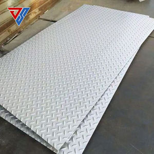 गर्म बिकने वाला हीरा पैटर्न एंटी-स्लिप जस्ती चेकआउट स्टील शीट औद्योगिक एटम गैल्वेनाइज्ड एंटी-स्लिप पैटर्न प्लेट - Product Image 1