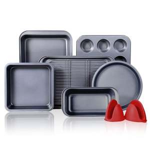 Macron Patisserie Poele A Viande 8X30 <span class=keywords><strong>Mini</strong></span> Moule Flan Moules Tartes Essayer Une Tarte Lingot D'Or Avec Couvercle Gateau De Lune - Product Image 1