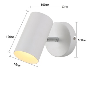 Modern Minimalist LED Aluminum Touch Control Indoor Reading <b>Wall</b> Lights E26 Bulb Base for <b>Desks</b> Bedside Bedrooms Living Rooms - Product Image 6