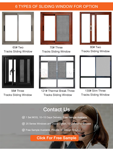 <span class=keywords><strong>Ventanas</strong></span> Corredizas <span class=keywords><strong>de</strong></span> <span class=keywords><strong>Aluminio</strong></span> con Doble Acristalamiento Modernas AS2047 CE con Mosquitera para Viviendas - Product Image 4