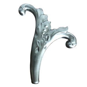 รั้วเหล็กดัดลายดอกไม้โค้งมน ดีไซน์ทันสมัย สำหรับตกแต่งวิลล่า - Product Image 2