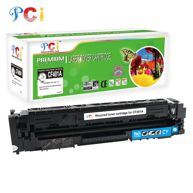 Марка PCI, высококачественные совместимые цветные чернила и картридж с тонером CE400A, CE400, CE400X для HP Laserjet 500 M551DN M551XH