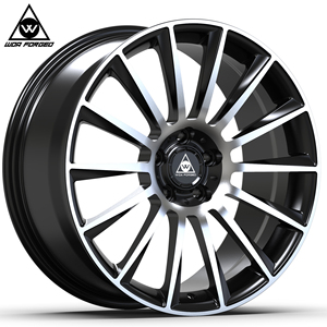 Jantes forgées noires brillantes pour voiture, design sportif et léger, 18, 19, 20 pouces, à déport profond, performance, 5x112 5x120 pour <span class=keywords><strong>Mercedes</strong></span>-<span class=keywords><strong>Benz</strong></span> CLS - Product Image 2