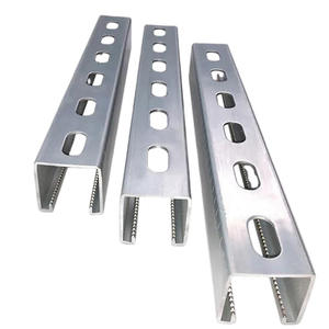 Rieles Mini de Acero Galvanizado en Caliente, Ajustables, Resistentes a la Intemperie, de Alta Calidad, Personalizados, para Sistemas de Montaje Solar - Product Image 2