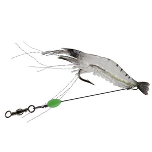 9cm/5.2g sáng tôm thu hút mềm nhân tạo mồi với Móc Câu Cá anzois Para pesca câu cá giải quyết - Product Image 2