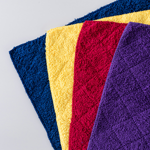 Diamond Long Fiber Microfiber Cleaning <b>Cloth</b> Absorbent Dusting Towel For Kitchen Bathroom Glass Surfaces - Product Image 5