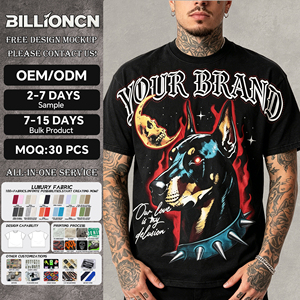 <span class=keywords><strong>T</strong></span>-<span class=keywords><strong>Shirt</strong></span> da Uomo Oversize di Alta Qualità in Stile Vintage e Streetwear, 100% Cotone con Stampa DTG e Trasferimento Termico - Product Image 1