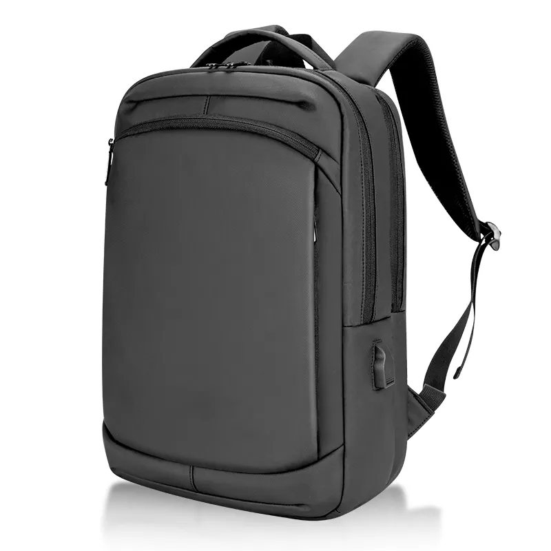 Omaska mochila multifuncional personalizada, com zíper para homens de negócios, laptop, bolsa para laptop