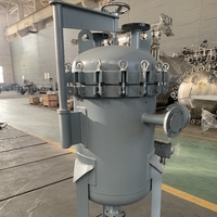 Filter Multi-Bag Unite U-DS-S Baru, Kapasitas Tinggi, Housing Filtrasi Cairan yang Dapat Disesuaikan, Laju Aliran 40-680m/h, Industri Skala Besar