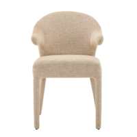 Bouclé-Stoff Moderner Umweltfreundlicher Umarmungsstuhl Gepolsterter Sessel Hochelastischer Schwamm Metallbeine für Zuhause Esszimmer Café Schlafzimmer