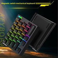 Clavier mécanique à axe magnétique HE65, sensibilité réglable sur 40 segments, compatible Mac et Windows, rétroéclairage RVB, claviers filaires