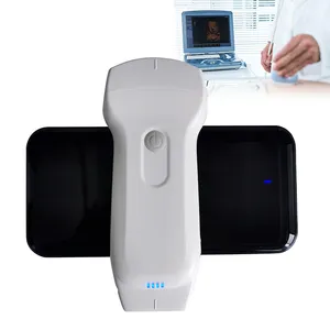 Hoogste Kosteneffectieve Dubbele Probes Draadloze Kleur Doppler Ultrasound Scanner Draadloze Lineaire Ultrasound Probe