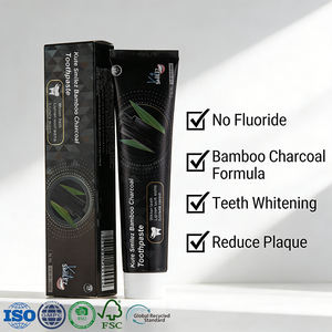<span class=keywords><strong>Dentifrice</strong></span> au <span class=keywords><strong>charbon</strong></span> de bambou et à la menthe – Blanchissant, élimination de la plaque et des taches – Pour marque privée (OEM) - Product Image 1