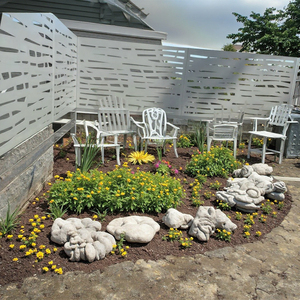 Panneaux de séparation en métal découpés au laser, écologiques, durables, avec revêtement en poudre, modélisation 3D pour clôture de jardin, portes de <span class=keywords><strong>garage</strong></span> - Product Image 5