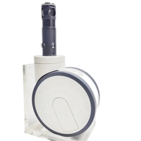Roue médicale ZOGO à double roulement 150 mm avec frein central pour lits d'hôpital
