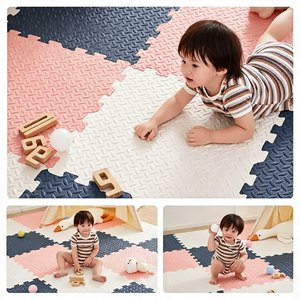 Groothandel Interlock EVA Schuim <span class=keywords><strong>Puzzle</strong></span> <span class=keywords><strong>Mat</strong></span> Op Maat Logo Thuisgym Beschermende Vloermat OEM Fitness Oefenmat - Product Image 2