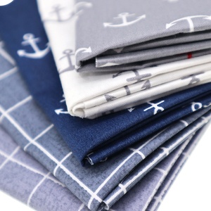 <span class=keywords><strong>Tissu</strong></span> en sergé 100% coton imprimé à grille respirant et doux pour la fabrication de draps de <span class=keywords><strong>lit</strong></span>, de robes et de masques faciaux - Product Image 2