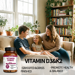 <span class=keywords><strong>D3</strong></span> ve K2 Vitamini 450mcg Kapsül-10000 <span class=keywords><strong>IU</strong></span> <span class=keywords><strong>D3</strong></span> + 200mcg K2 Yetişkinler İçin Kemik Sağlığı Desteği-60 Kapsül - Product Image 4