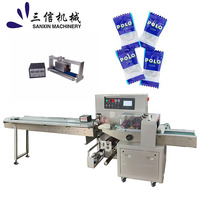 Machine d'emballage automatique horizontale électrique pour l'emballage de snacks au fromage, de produits de boulangerie et d'aliments en sachets plastiques