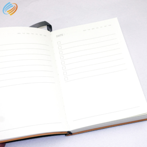 Logo personalizado Agenda planificador diario <span class=keywords><strong>de</strong></span> tapa dura impresión imitación cuero libro diseño personalizado Agenda - Product Image 6
