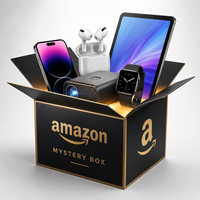 Boîte Mystère High-Tech Premium : Smartphone Puissant, Montre Connectée Ronde, Écouteurs Magnétiques – Surprise Numérique Festive pour Cadeau de Noël