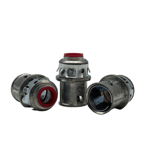 Konektor <span class=keywords><strong>SNAP</strong></span> in 1/2 "dengan mur pengunci dan terisolasi tenggorokan, rentang kabel 0.560-0.850, seng Die-cast, perak, - Product Image 2