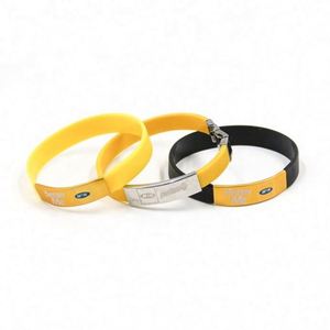 Bracelets de sport en silicone personnalisés avec logo imprimé, respectueux de l'environnement - Product Image 6