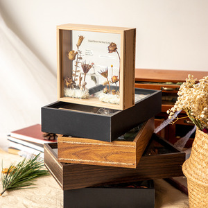 Nouveau Cadre <span class=keywords><strong>Photo</strong></span> Flottant en Bois 2026, Design Moderne à Bords Invisibles, Facile à Changer d'Image, Décoration d'Intérieur Haut de Gamme, Meilleure Vente - Product Image 2