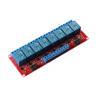 Module de relais 5V/12V/24V avec isolation optocoupleur, 8 canaux, déclenchement par niveau haut/bas, compatible avec les projets DIY Arduino Raspberry Pi