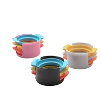 Gadgets de cuisine colorés, outil à œufs pas cher, multifonctionnel, tranche-œufs 3 en 1