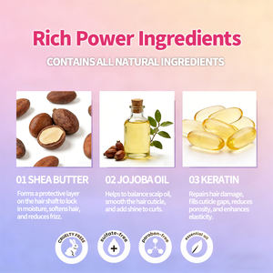 Shakebar Crema Definidora de Rizos con Manteca de Karité, Hidratante Capilar que Elimina el Frizz y Aumenta la Elasticidad - Product Image 4