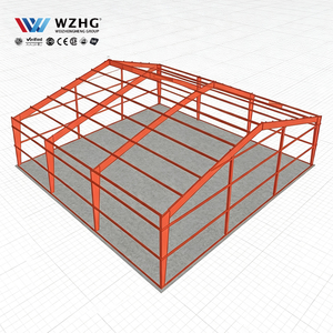Solution d'entrepôt modulaire dotée d'une structure en acier préfabriquée en forme de H - Product Image 1