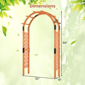 Arches en <span class=keywords><strong>bois</strong></span> de rose pour décoration d'extérieur, pergola en <span class=keywords><strong>bois</strong></span>, treillis de jardin, pergolas de mariage - Product Image 2
