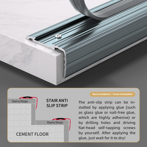 Protector de Esquinas en Forma de L Antideslizante de Aleación de Aluminio, Protector de Bordes <span class=keywords><strong>para</strong></span> <span class=keywords><strong>Escaleras</strong></span> de Jardín de Infancia, Protección Anticaídas de Metal <span class=keywords><strong>para</strong></span> <span class=keywords><strong>Escaleras</strong></span>, 5 Unidades - Product Image 4