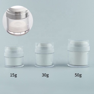Acrylic Manufacturers Sell 15ml, 50ml, and 100ml Recyclable <b>Sunscreen</b> Isolation Cream Vacuum Cream Jars - Product Image 5