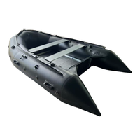 Bateau pneumatique de sport OEM en PVC de 180 cm avec plancher en aluminium, bateau en caoutchouc PVC robuste pour les sports nautiques en mer, lac et extérieur