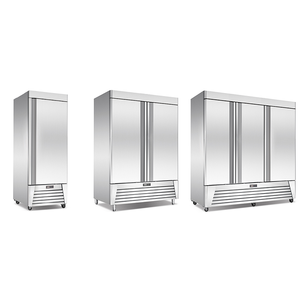 27 "54" <span class=keywords><strong>80</strong></span> "Style Américain 1 2 3 Portes Équipement de Cuisine Refroidisseur D'air En Acier Inoxydable Restaurant Congelateur Réfrigérateur Américain - Product Image 1