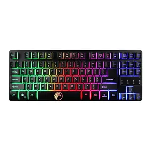 Farbige Tastatur mit 87 Tasten Beste Gaming-Tastatur für Computer