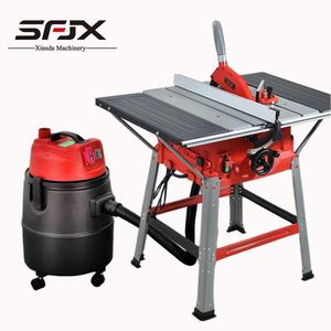 Scie à table coulissante horizontale avec moteur de 2 kW, machine à scier le bois, lame de 254 mm, machine de découpe pour le travail du bois - Product Image 3