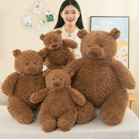 Peluches ours en peluche dodues, fabrication de jouets en peluche personnalisés, coton PP, jouets en peluche de 8 pouces, jouets en peluche de Noël pour machine à griffes