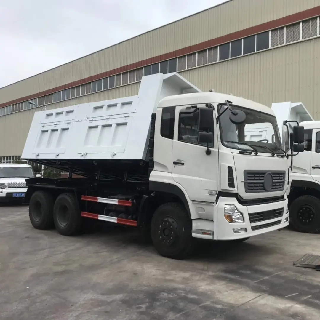 China hot sale brand new Donfeng 6x4 heavy duty three way discharge dump truck 30 tons 10 wheel dumper tipper vehicle