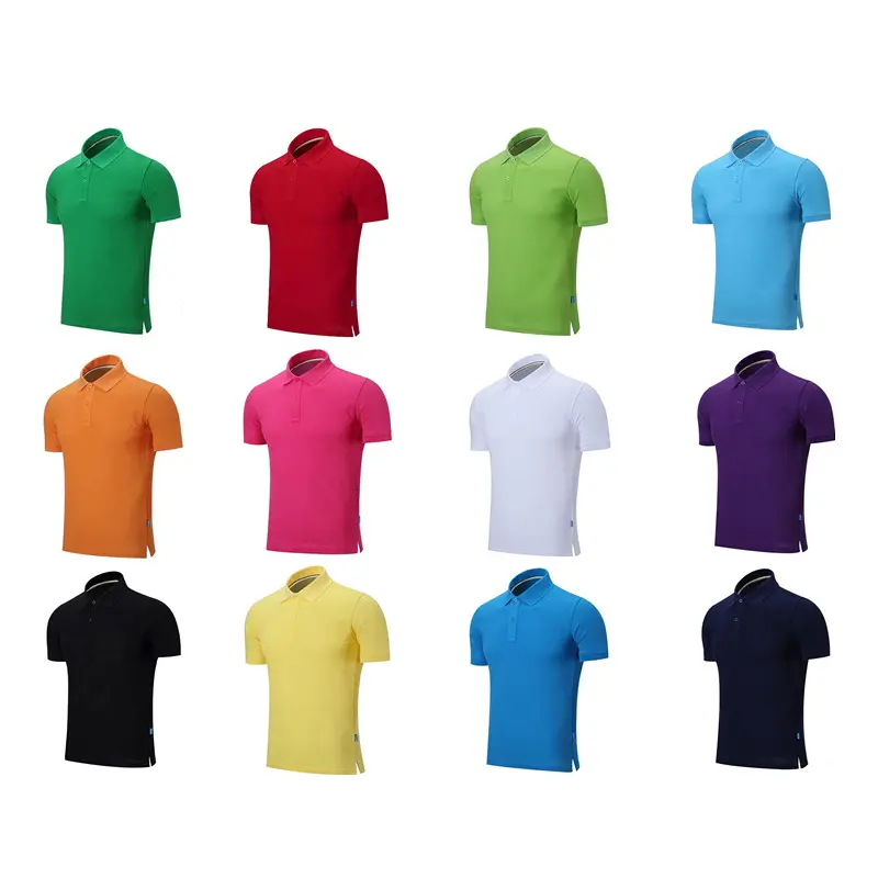 Katoenen En Polyester Gemixt Golf T-Shirt Heren Korte Mouwen Plus Size Gebreide Polo T Shirts Pique Pakistan 5xl 6xl 7xl 8xl Voor Mannen