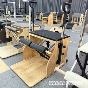 Equipo de Fitness Portátil, Silla Profesional de Madera de Roble con Estabilidad, Silla de Pilates para Gimnasio en Casa, Yoga y Clases Particulares - Product Image 6